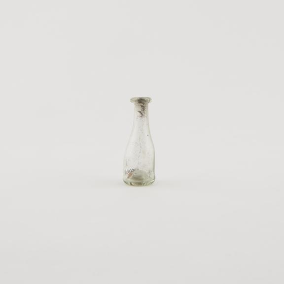 Glass bottle, small, from the hospital of St