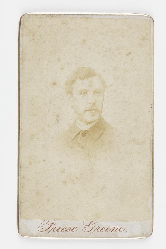 Carte de visite portrait of William Friese-Greene