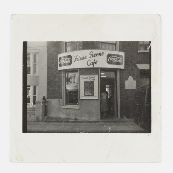 Small photograph of the 'Friese-Greene cafe', 20 Middle Street