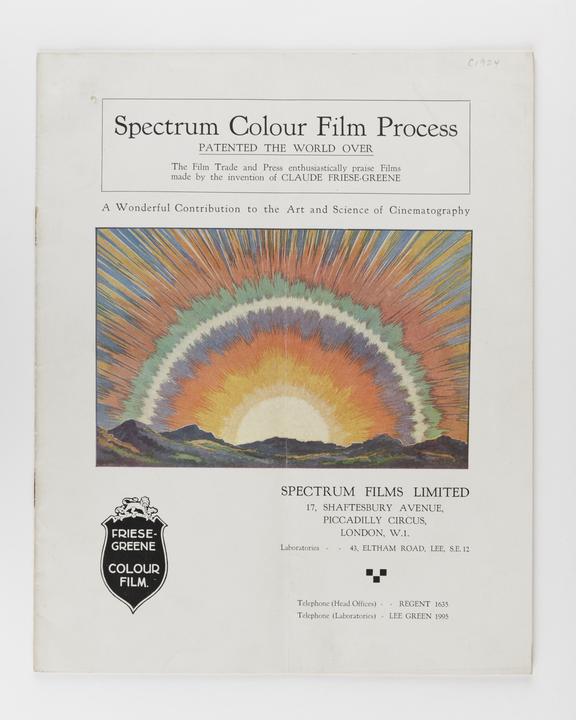 Booklet 'Spectrum Colour Film Process - The Film Trade and