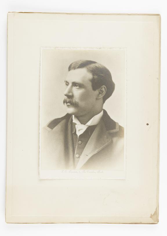 Photographic portrait of William Friese-Greene by T C Leaman, 7