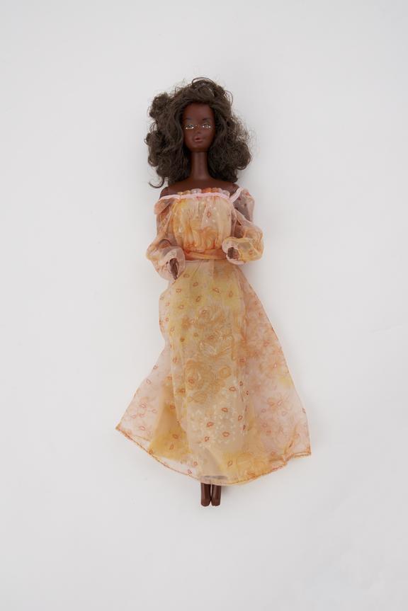 Barbie Doll black skinned curly hair Science Museum Group Collection