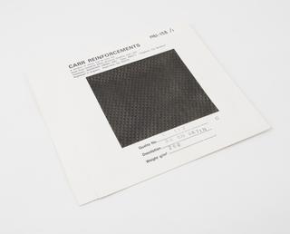 Sample of carbon fibre material