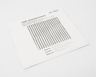 Sample of carbon fibre material