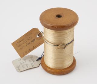 Spool of viscose rayon (artificial silk)