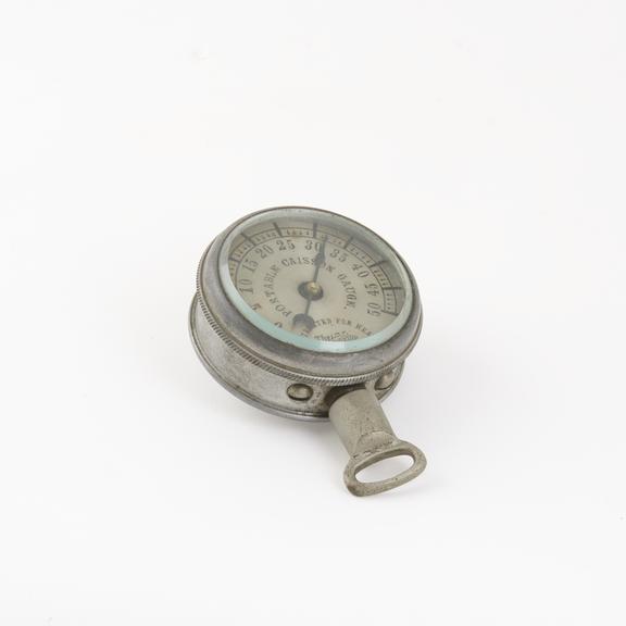 Portable caisson gauge, calibrated for heat