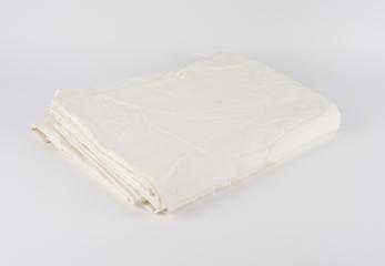 Two white cotton sheets