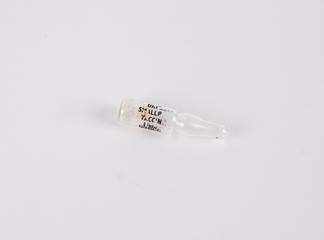 Ampoule of dried smallpox vaccine
