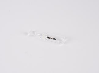 Ampoule of liquid for mixing up dried smallpox vaccine