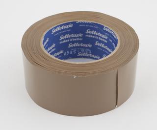 Reel of Sellotape buff vinyl tape