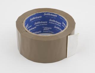 Roll of buff Sellotape "Superseal" polypropylene tape