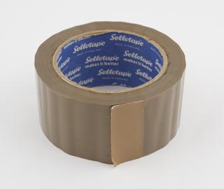 Roll of buff Sellotape "Superseal" polypropylene tape
