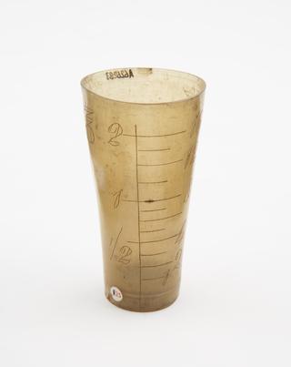 Horn measure, British (?), 1801-1900