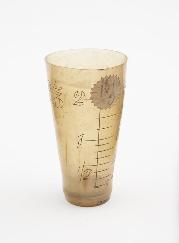 Horn measure, British(?), 1801-1900