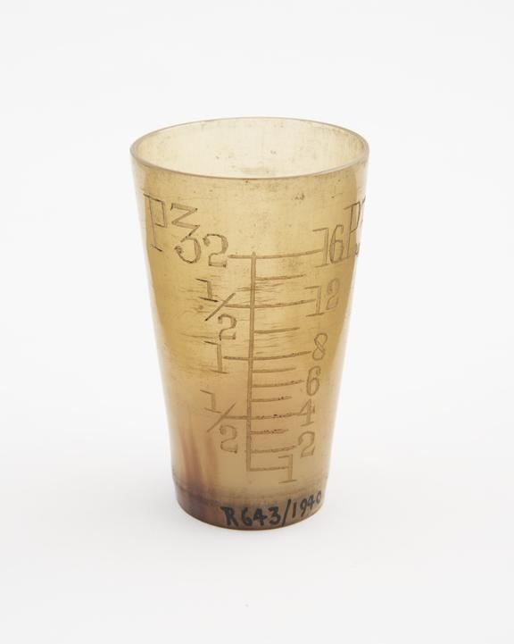 Horn measure, British(?), 1801-1900