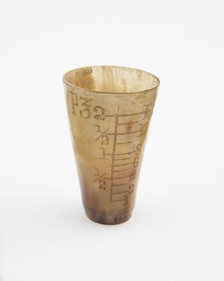 Horn measure, British(?), 1801-1900