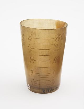Horn measure, British (?), 1801-1900