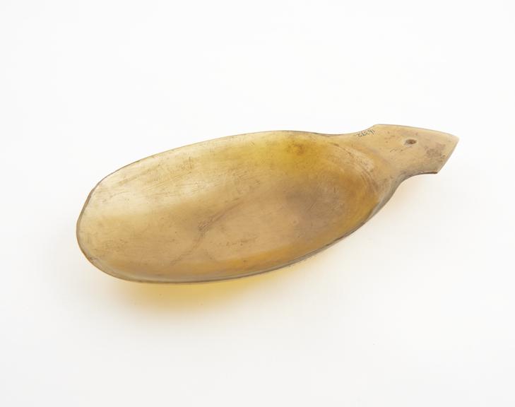 Horn spoon or scoop, European