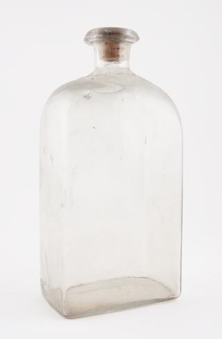 Rectangular storage bottle