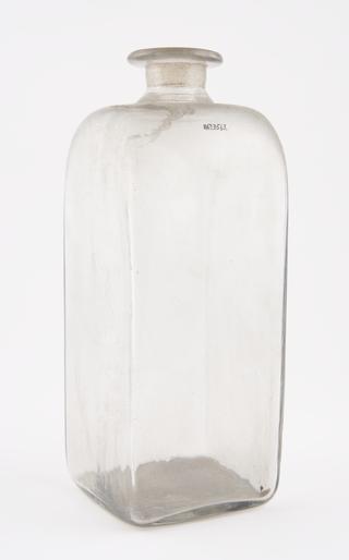 Square storage bottle