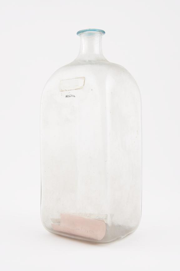 Rectangular storage bottle