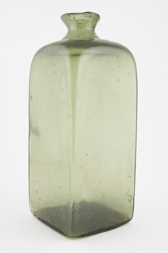 Glass storage bottle, Spanish