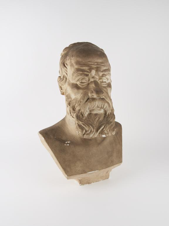 Plaster cast of 19th century bust of Galileo Galilei