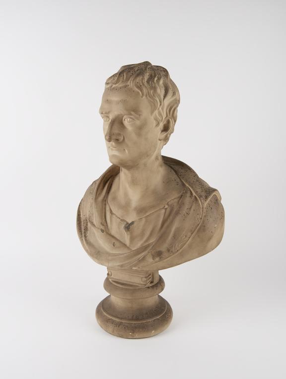 Plaster copy of bust of Sir Isaac Newton, English, 1900-1925