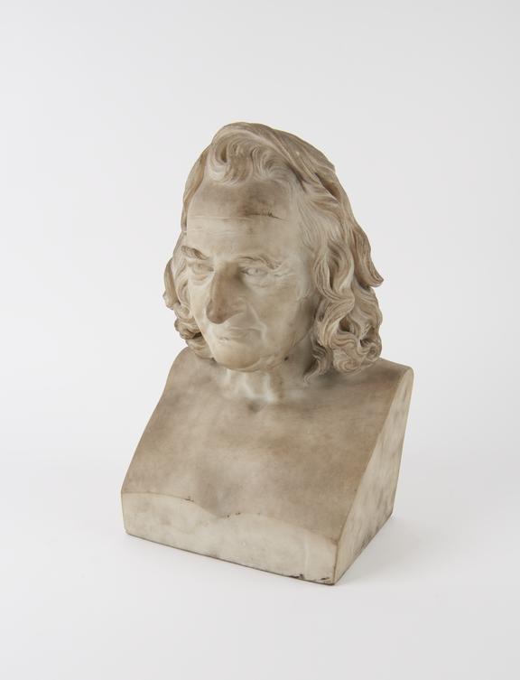 Marble bust of Dr. Dixon of Beckenham, 19th century