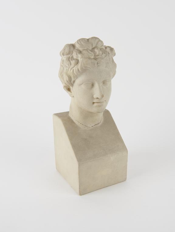 Plaster replica of a head of Greek goddess Hygeia