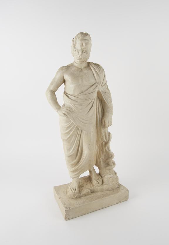 Plaster replica of a Greek statue of Asklepios, god of medicine