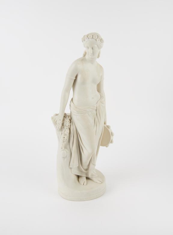 Statue of Hymen(?), Parian ware, Copeland, 1840, English