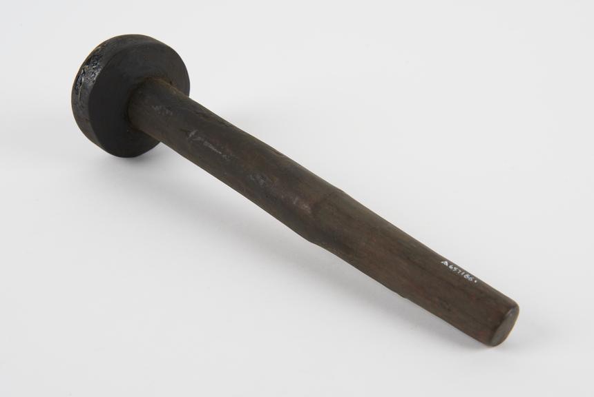 Wooden pestle, possibly African, 1801-1930