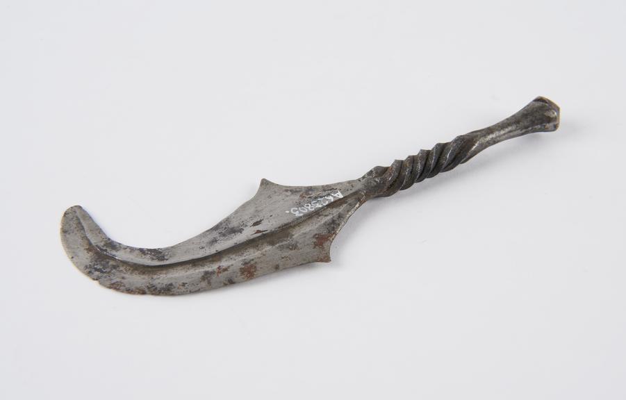 Knife, steel, possibly African