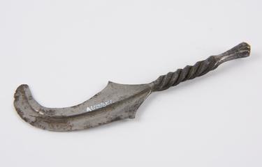 Knife, steel, possibly African