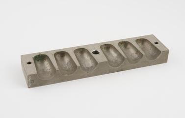 Part of suppository mould