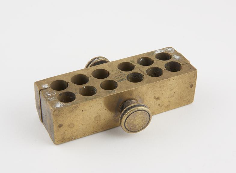 Brass pessary mould by S