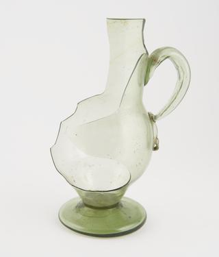 Body shard of Spanish glass pharmacy vase