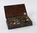 Fitted box of Persian scales and weights, 18th century