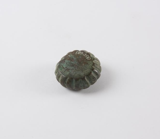 One of Nine North-Indian bronze weights, 17th century