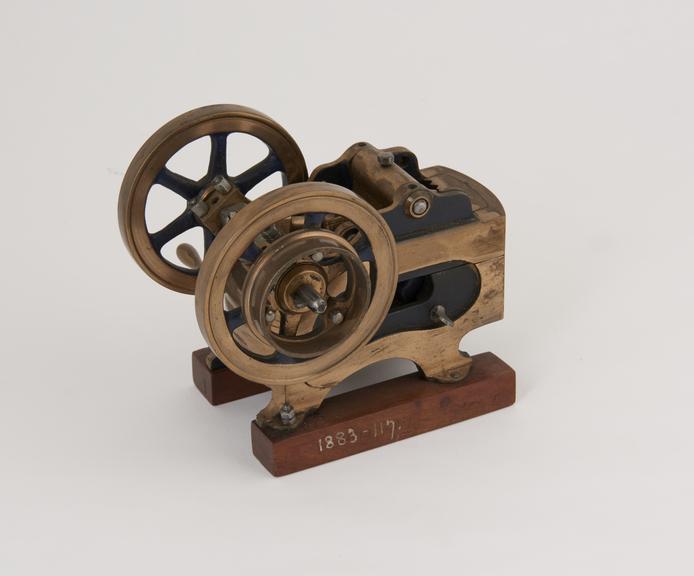 model of machine for crushing ores, breaking stone etc