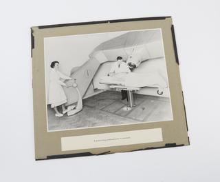 Photograph illustrating linear electron accelerators