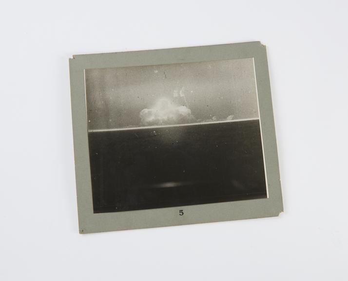 Black and white photographic print, mounted on card, 5th of 8