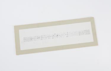 Prints showing the recording of the tracks of atomic particles, in electron-sensitive photographic emulsions