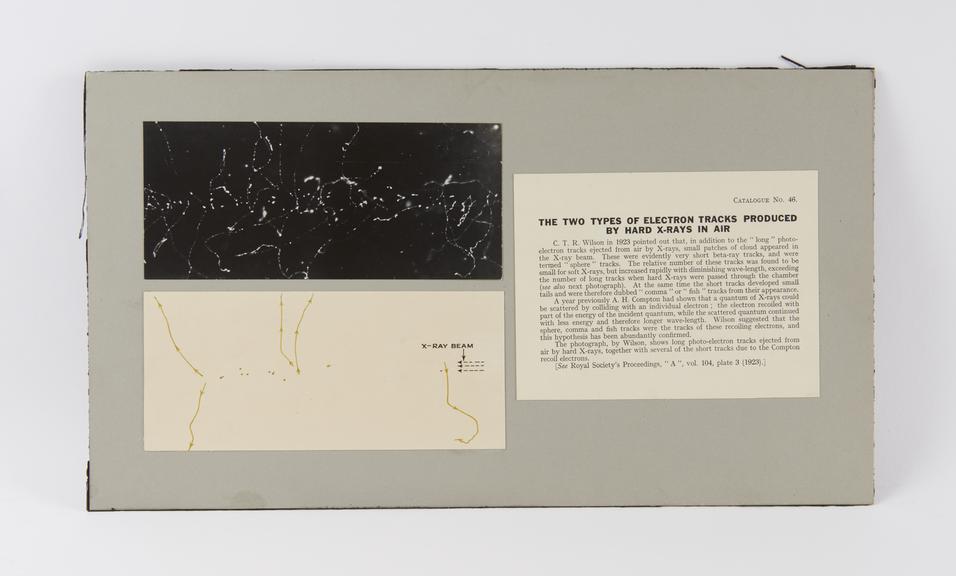 Illustrative photogaphic print and diagram on passe partout