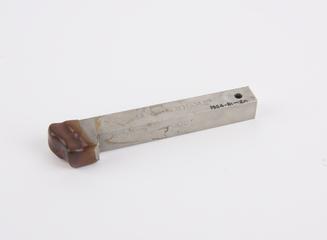 ‘Oakaloy’ HSS cemented tungsten carbide ‘form tool’, 1 of 2, marked ‘2A’