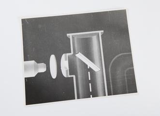 Black and white photographic print (1of 29) of diagram
