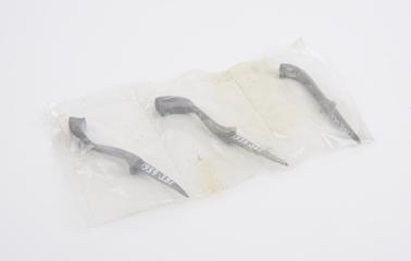 Two leather worker's 'back ran files' or rasps