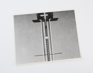Black and white photographic print (1of 29) of diagram