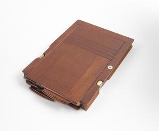 Wooden photographic plate holder